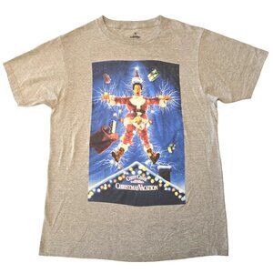 National Lampoon's Christmas Vacation "Chevy Chase" Gray T-shirt. Sz. Med. NWOT